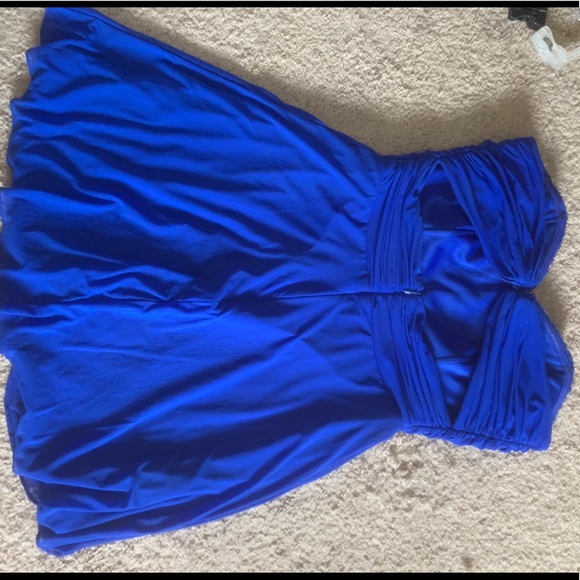 Short Blue Dress - Picture 2 of 3